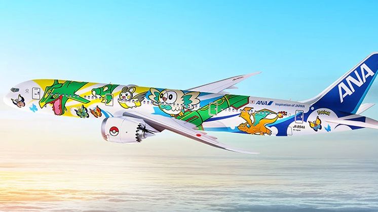Pikachu bude brázdit nebe. Japonské aerolinky představily pokémoní dreamliner